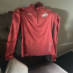 Women’s Buckeyes Nike Athletic 1/2 Zip