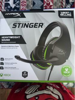 HyperX - CloudX Stinger Core Wireless Gaming Headset for Xbox X|S and Xbox One - Black/Green