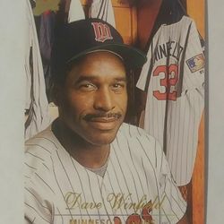1994 Donruss Studio Dave Winfield Minnesota Twins #202 Baseball Card HOF Hall Of Fame Portrait Style Vintage Collectible Sports MLB