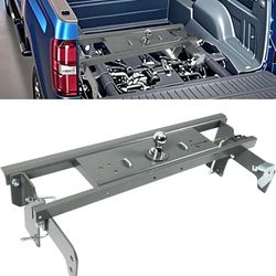 Heavy-Duty Gooseneck Hitch Fit for 2001-2010 Chevy/GMC 2500 HD Trucks and 2007-2010 3500, 30k lbs GTW for Towing Trailers/Livestock/Boats/Cargo, Hide-