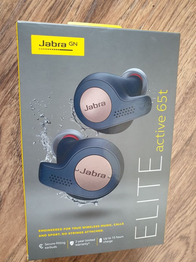 Jabra Elite Active 65t Wireless Earbuds - Blue Copper