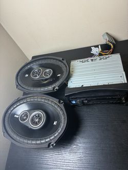 Kicker DS 6x9 Speakers and Alpine Car Stereo