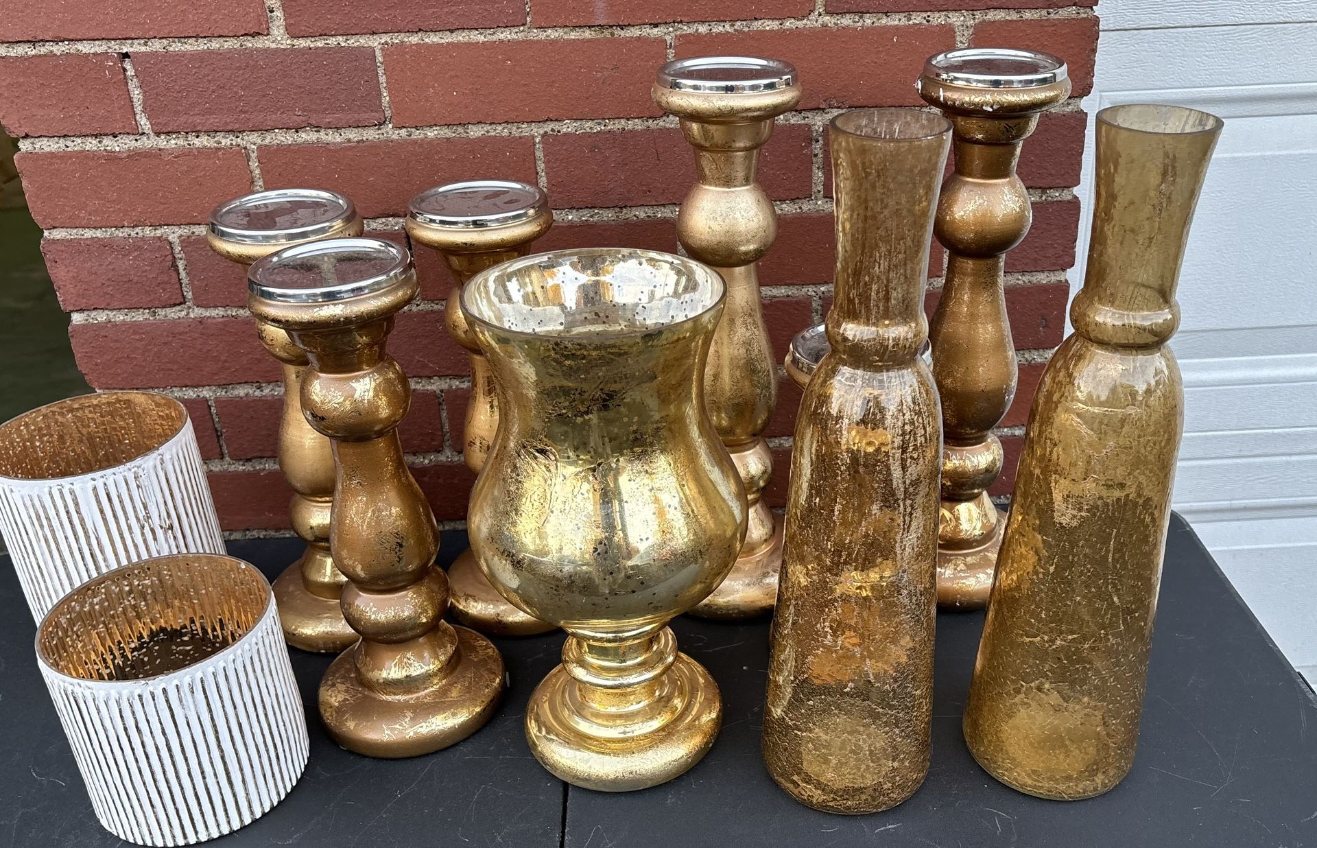 Brand New Candleholders, Vases
