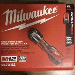 Milwaukee 2473-22 M12 Force Logic Pro Press Tool KIT