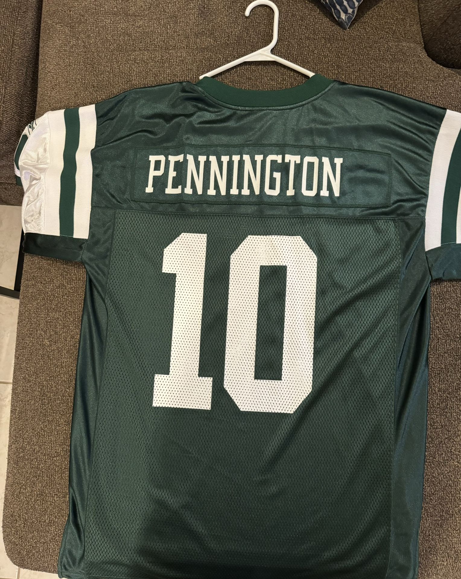 NY Jets Jersey - Pennington- NFL equipment  