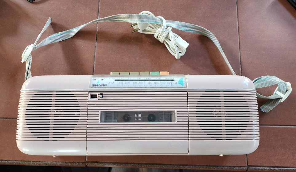 Vintage "Stranger Things" Sharp QT-50 Radio