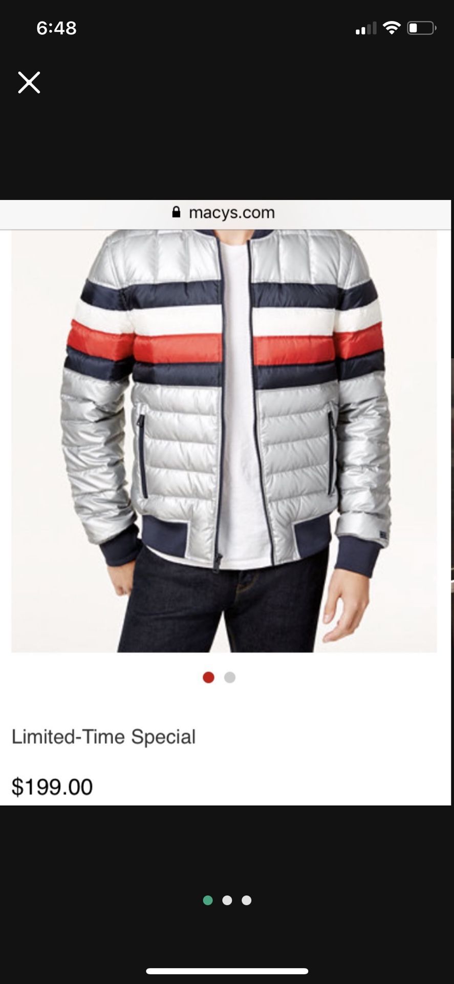 Tommy Hilfiger Down Jacket Size M