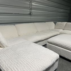 Corduroy Modular Cloud Top Sofa 🚛 Free Delivery