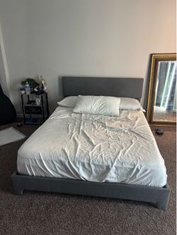 Full size bed and frame