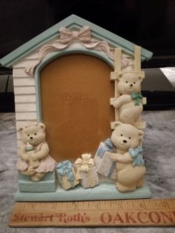 Teddy Bear Resin Picture Frame