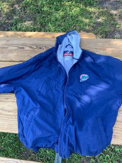 Miami dolphins hooded jacket size XL