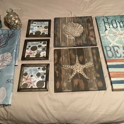 Beach Theme Bathroom Decorations 
