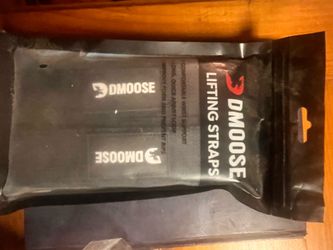 DMoose Weight Lifting Straps Wrist Support for Gym Deadlift Pullups New