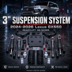 🔥 3'' SST3.3 SUSPENSION SYSTEM - 2024-2026 LEXUS GX550 🔥