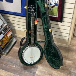 Dean 6 String Banjo In Hard Case 