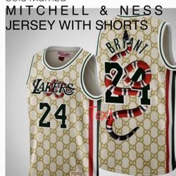 Mitchell & Ness Lakers Gucci Jersey W/ Shorts 