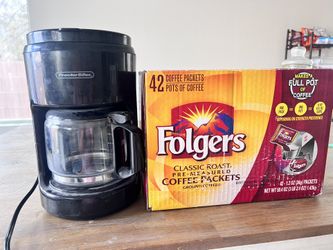 Coffee Pot Great For Dorm Or Office + Coffee 