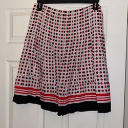 Pleaded Skirt Size Large 