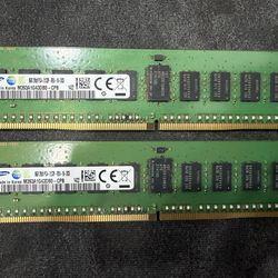 SAMSUNG 16GB (2x8GB) DDR4 ECC Registered Server Memory