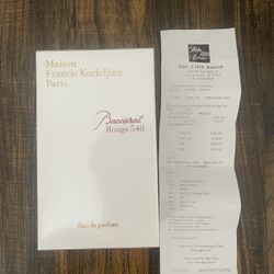 MFK Baccarat Rouge 540 Eau de Parfum 70ml Price Is Negotiable