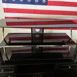 Tier Glass Entertainment Stand 