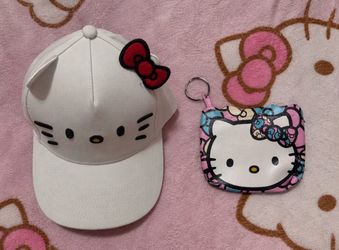 Hello kitty hat & Change purse
