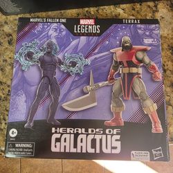 Heralds of Galactus Marvel Legends Marvel's Fallen One and Terrax Action Figure Two-Pack Exclusive