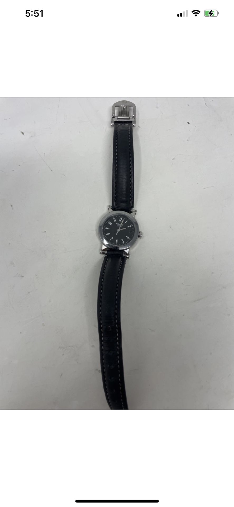 Women's SWISS AUTHENTIC Watch MOVADO "Vizio" 83.65.868. Black Dial