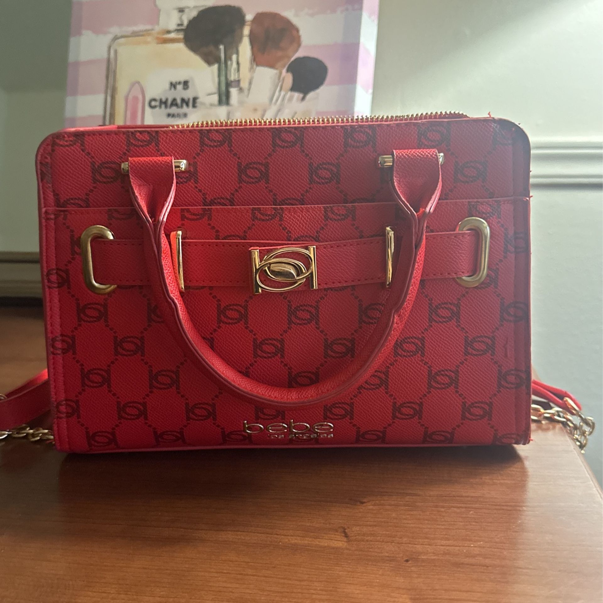 Brand New Red Bebe Purse 