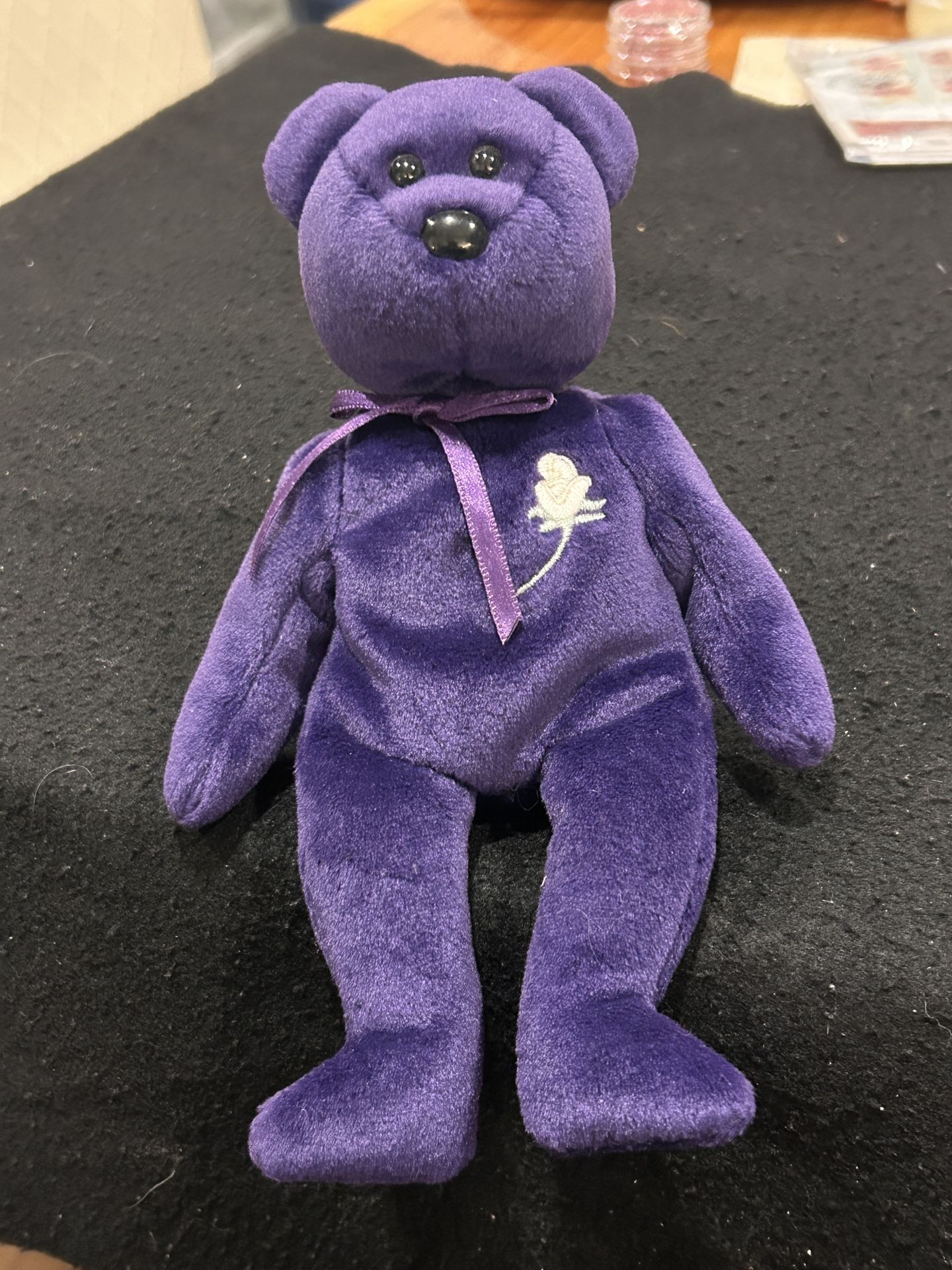 Princess Diana Collection. Beanie Baby Memorial Bear And Tag. Queen’s Staffordshire Fine Bone Chine Bell Commemorating Birth Of Prince William. See