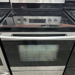 Stainless 5 Burner Self Clean Glass Top Stove 