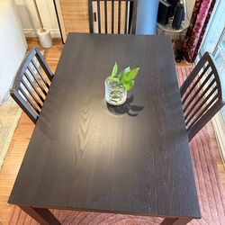 Black IKEA Dining Table