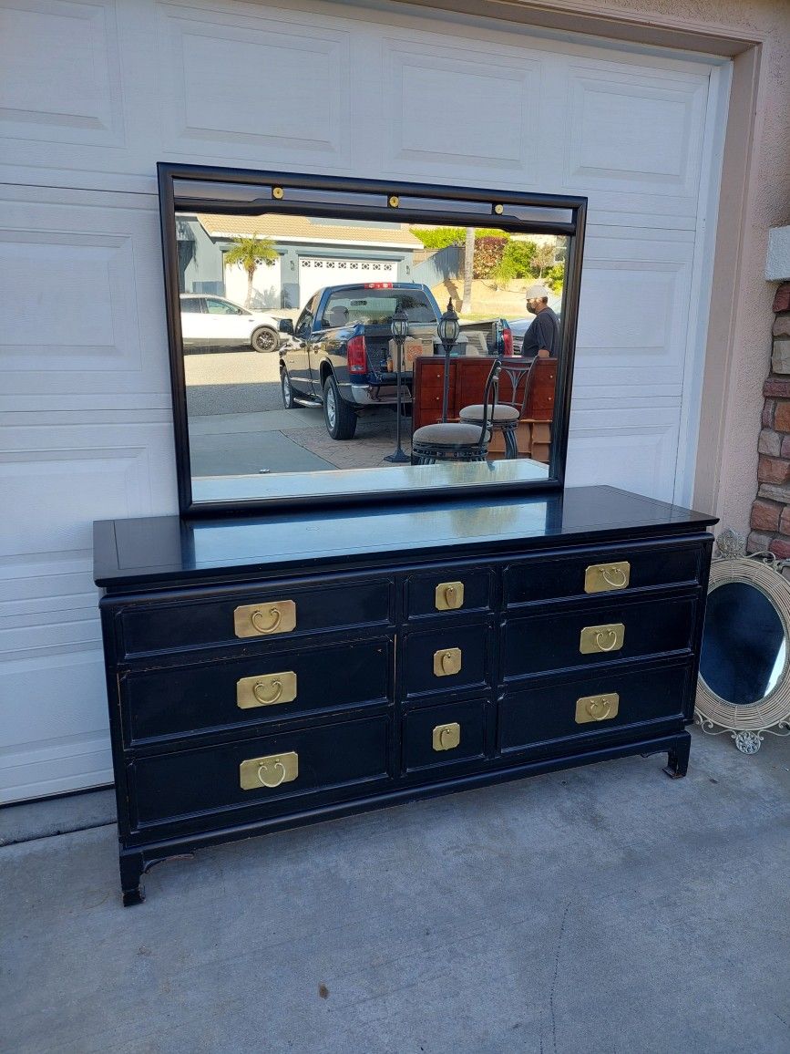 Dresser And Mirror