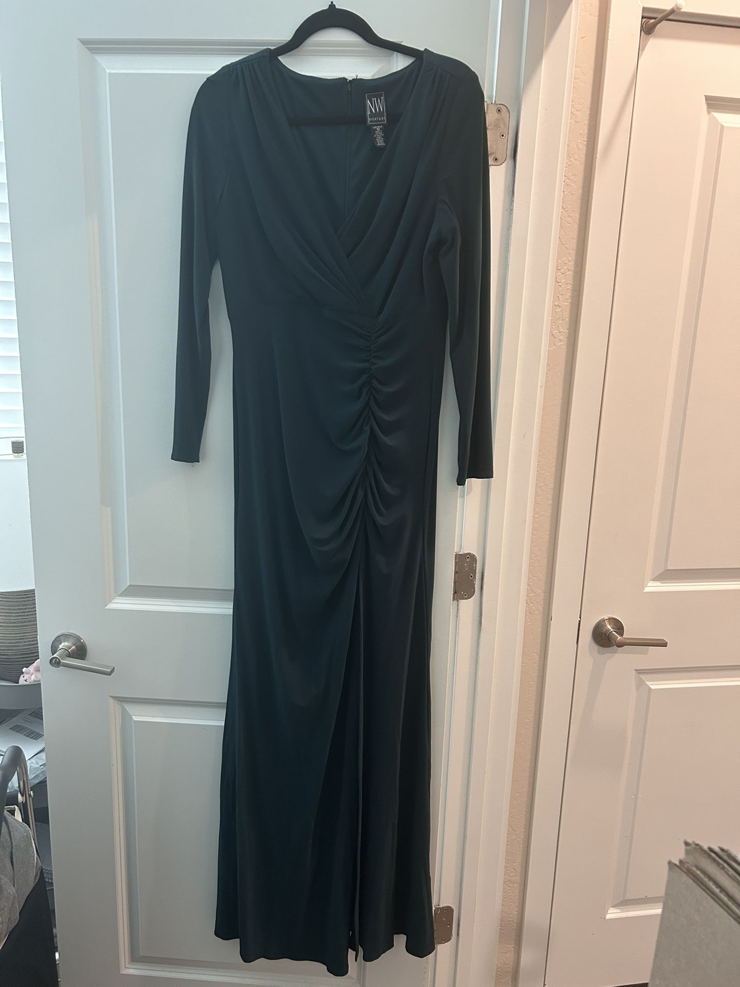 Long Green Gown Dress