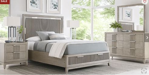 Bellante Gray 5 Piece King Bedroom Set From Rooms To Go