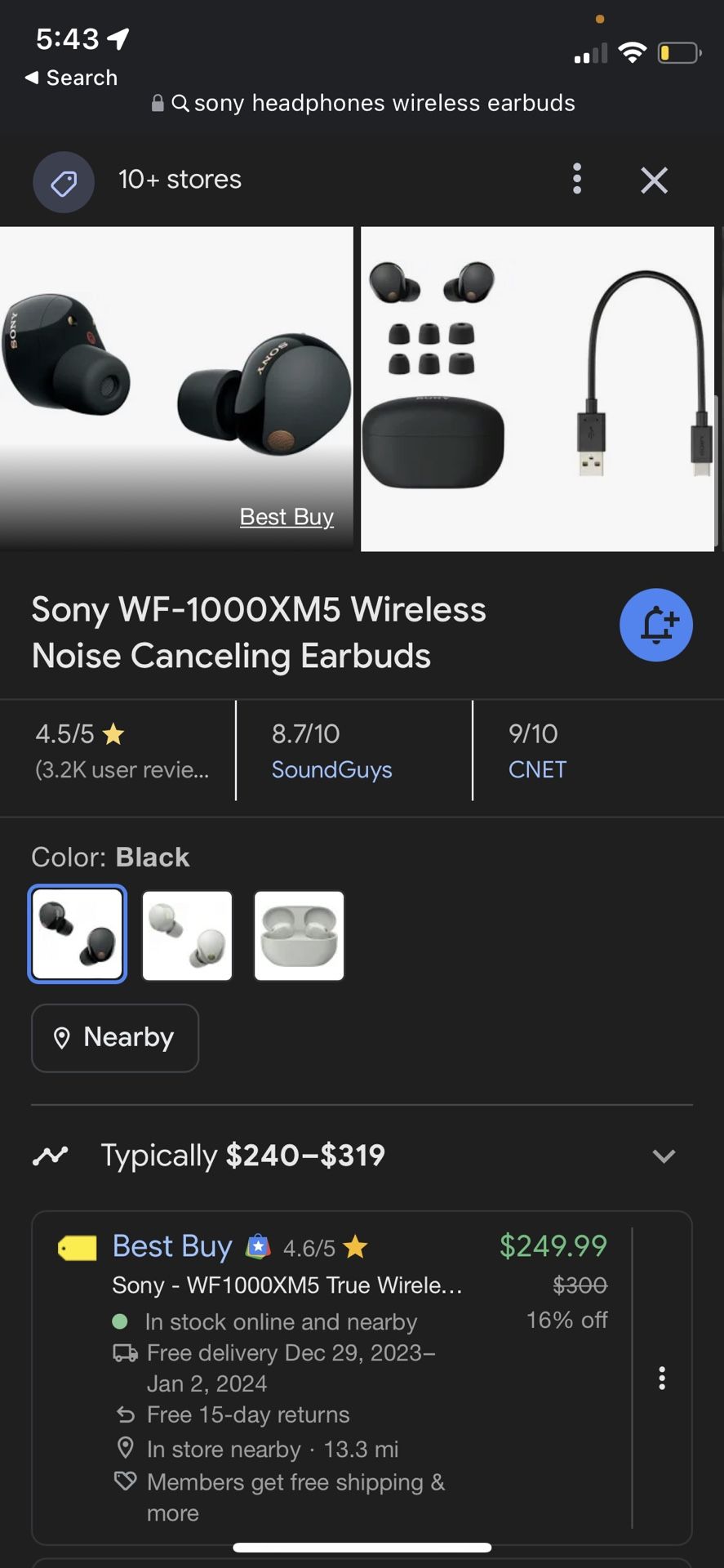 Sony Earbuds