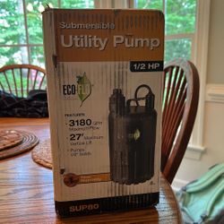 1/2 HP Submersible Utility Pump