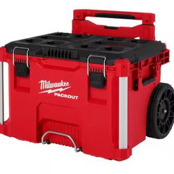 Milwaukee PACKOUT 22 in. Rolling Modular Tool Box Low Profile Handle