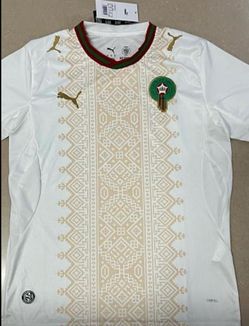 Morocco white jersey shirt