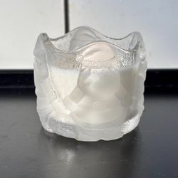 100% Organic Tallow and Beeswax Santa Claus Votive Candle | 2.5 oz. | Handmade