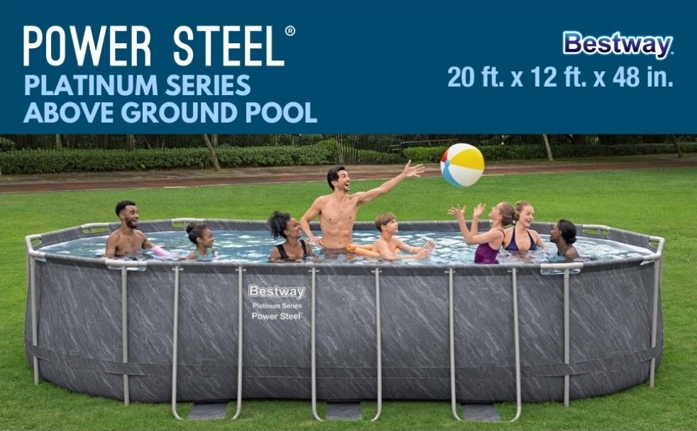 Unopened Box Above Ground Pool 20' x 12' x 48"