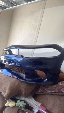 Front bumper dodge charger dark blue