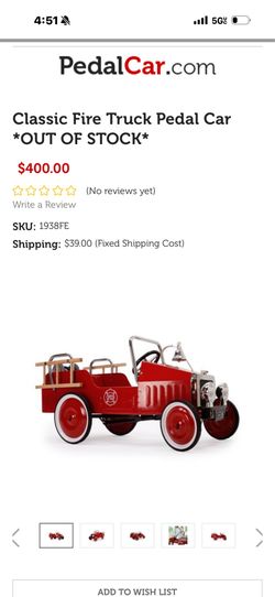 Kids pedal cart