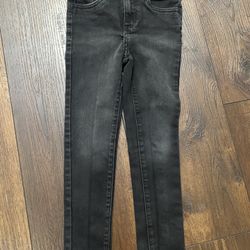 Girls Black High Rise Super Skinny Jeans Size 6 By Levis #20