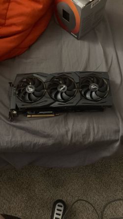 AMD asus rx5600XT 6GB 3 fan 1440 gaming GPU