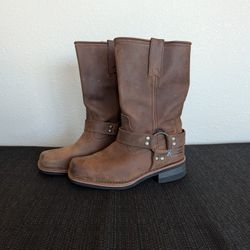 Women's Leather Harness Boots Size 6
