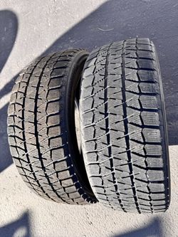 Pair (2) 225 45 18 Bridgestone Blizzak winter tires 