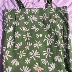 Canvas Floral Tote Bag