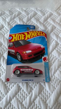 HONDA CIVIC EG, #095, 2024 HOT WHEELS J-IMPORTS, RED