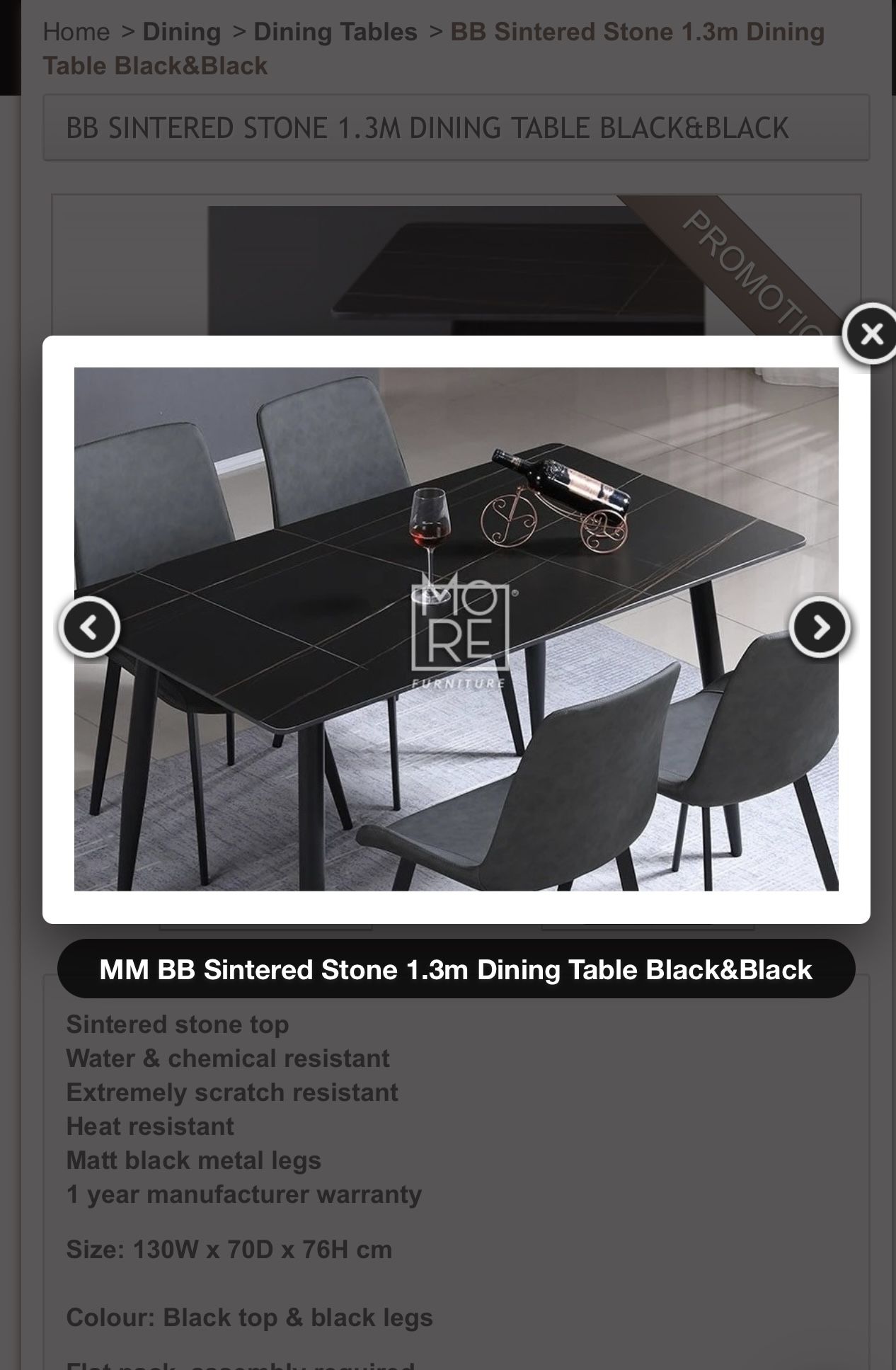 Table Only